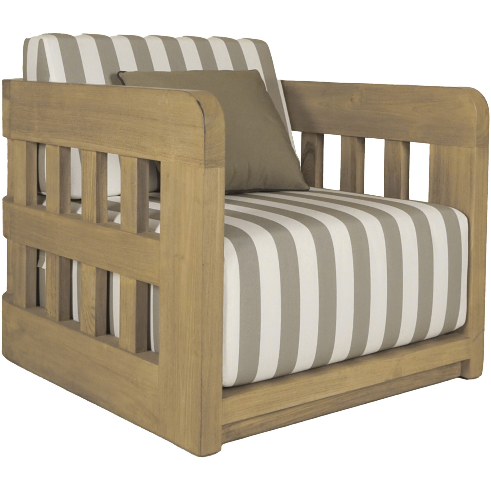 Adelaide Brown Outdoor Accent Chair